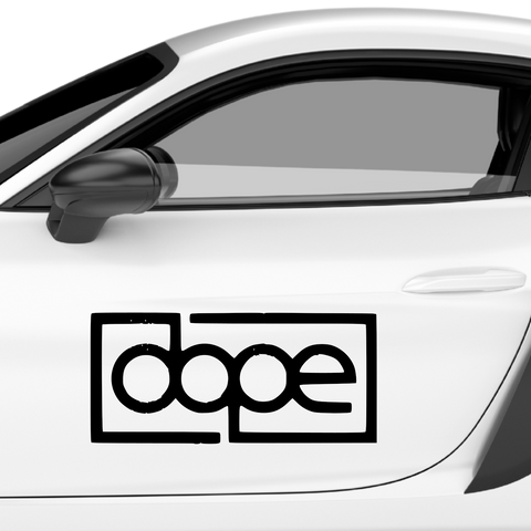 Dope Schrift Nr.5 Aufkleber - Beispielansicht