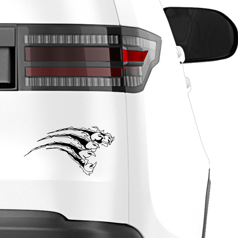 Drachen Klaue Tribal Aufkleber - Beispielansicht