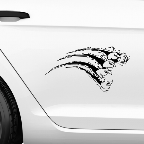 Drachen Klaue Tribal Aufkleber - Beispielansicht