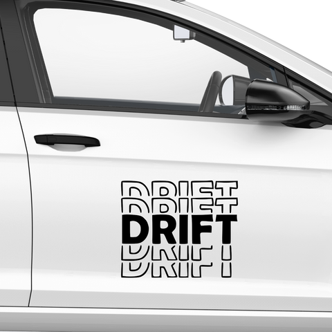 DriftDrift Aufkleber - Beispielansicht