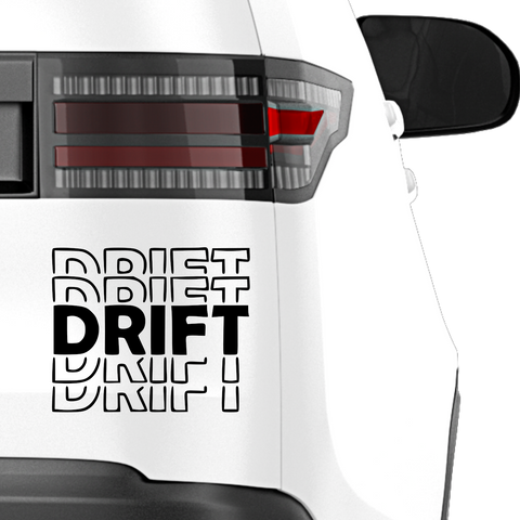 DriftDrift Aufkleber - Beispielansicht