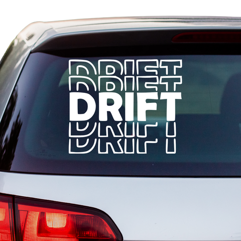 DriftDrift Aufkleber - Beispielansicht