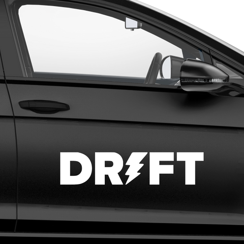 Drift Blitz Aufkleber - Beispielansicht