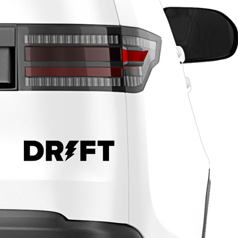 Drift Blitz Aufkleber - Beispielansicht