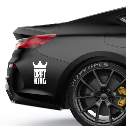 Drift King Krone Aufkleber - Beispielansicht