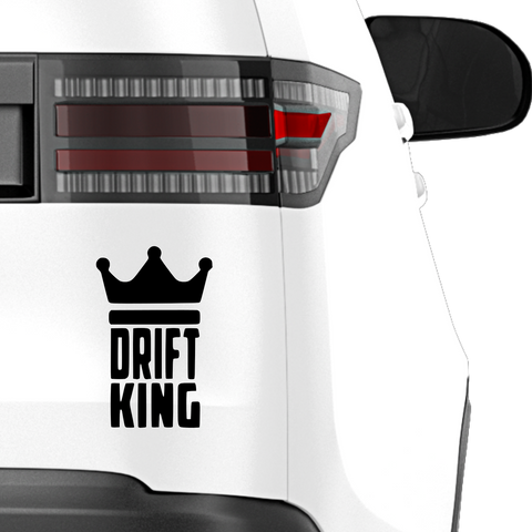Drift King Krone Aufkleber - Beispielansicht