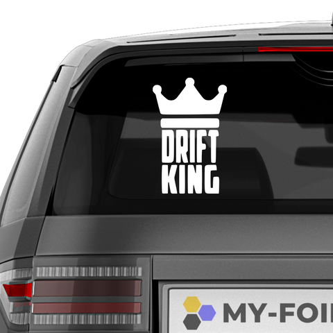 Drift King Krone Aufkleber - Beispielansicht
