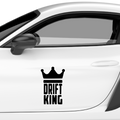 Drift King Krone Aufkleber - Beispielansicht