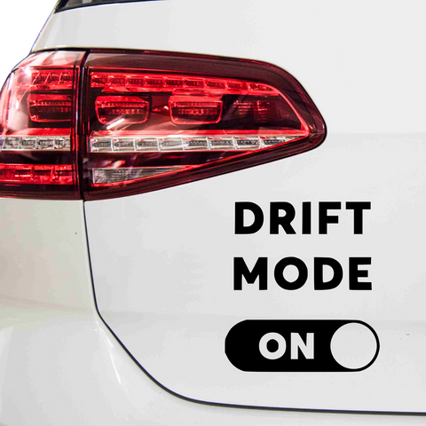 Drift Mode On Aufkleber - Beispielansicht