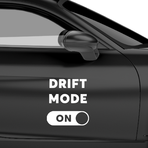Drift Mode On Aufkleber - Beispielansicht
