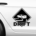 Drift Schild Aufkelber - Beispielansicht