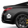 Drift Schild Aufkelber - Beispielansicht