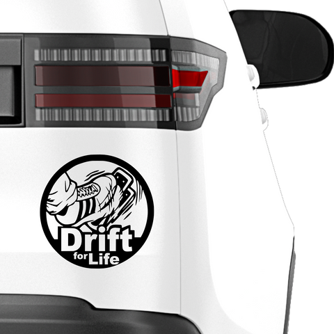 Drift for Life Aufkleber - Beispielansicht