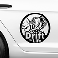 Drift for Life Aufkleber - Beispielansicht