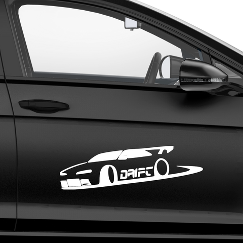 Drift in Car Aufkleber - Beispielansicht