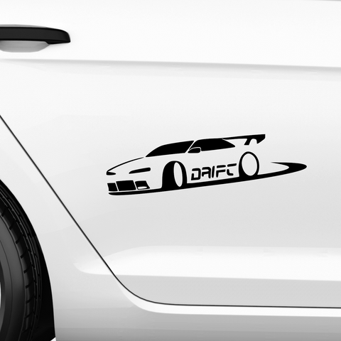 Drift in Car Aufkleber - Beispielansicht