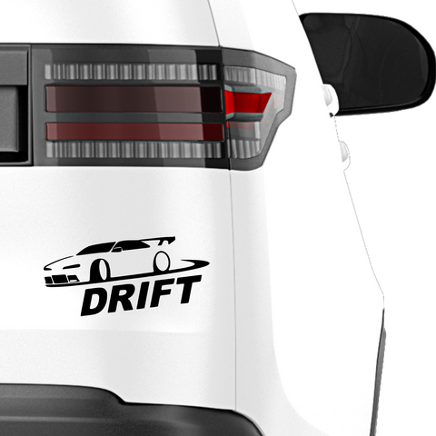 Drift out Car Aufkleber - Beispielansicht