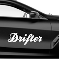 Drifter geschwungen Aufkleber - Beispielansicht