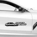 Driftking Auto AUfkleber - Beispielansicht