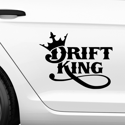 Driftking Edel Aufkleber - Beispielansicht