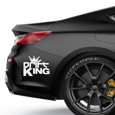 Driftking Krone Aufkleber - Beispielansicht