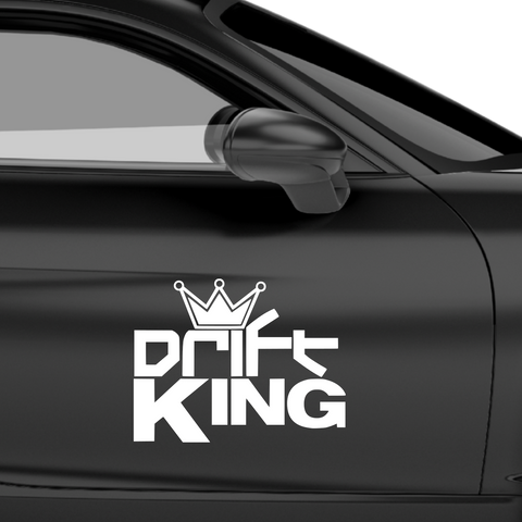 Driftking Krone Aufkleber - Beispielansicht