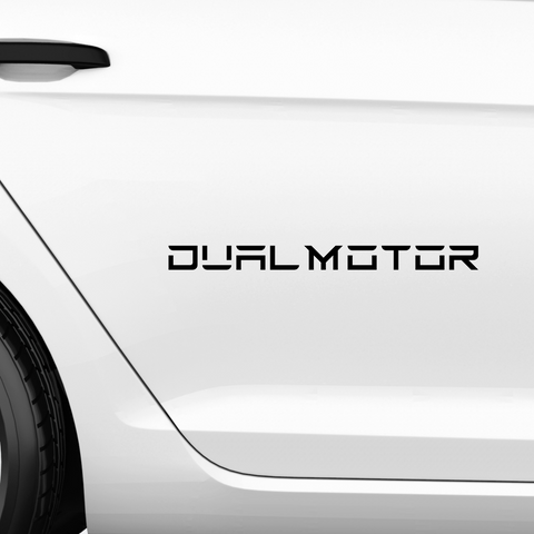 Dual Motor Aufkleber - Beispielansicht