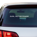 Dual Motor Power Aufkleber - Beispielansicht