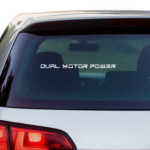 Dual Motor Power Aufkleber - Beispielansicht