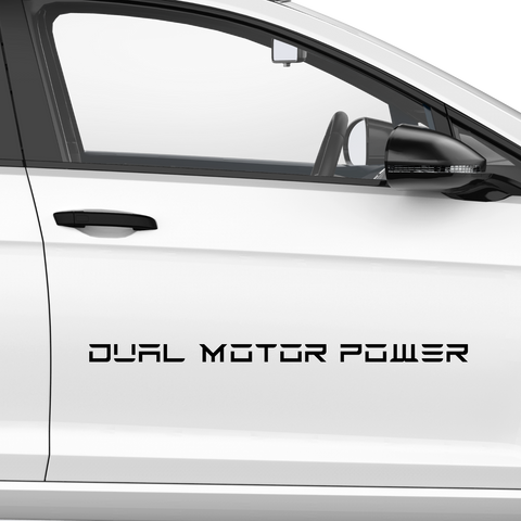 Dual Motor Power Aufkleber - Beispielansicht