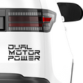 Dual Motor Power Blocksatz Aufkleber - Beispielansicht