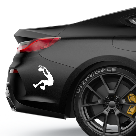 Dunkin Basketball Aufkleber - Beispielansicht