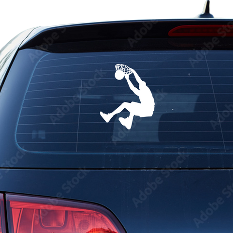 Dunkin Basketball Aufkleber - Beispielansicht