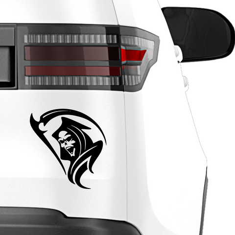 Dunkler Sensenmann Aufkleber - Beispielansicht