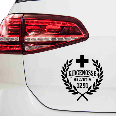 Eidgenosse Helvetia Aufkleber - Beispielansicht