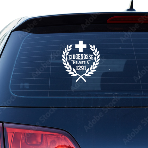 Eidgenosse Helvetia Aufkleber - Beispielansicht