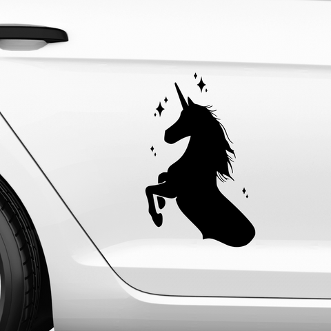 Einhorn Aufkleber Nr 12 - Beispielansicht