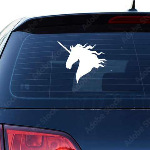 Einhorn Aufkleber Nr 14 - Beispielansicht