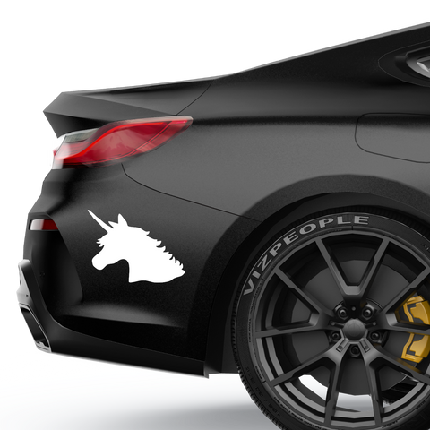 Einhorn Aufkleber Nr 15 - Beispielansicht