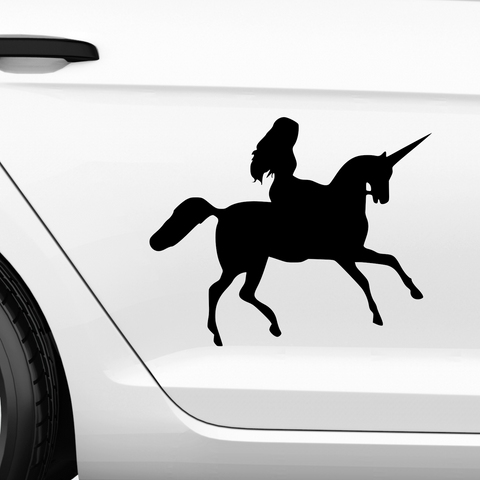 Einhorn Aufkleber Nr 18 - Beispielansicht