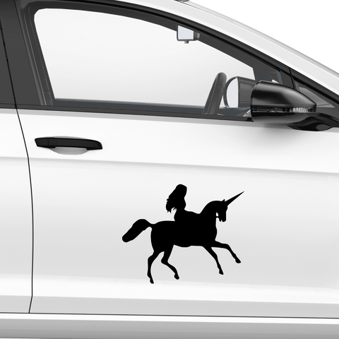 Einhorn Aufkleber Nr 18 - Beispielansicht