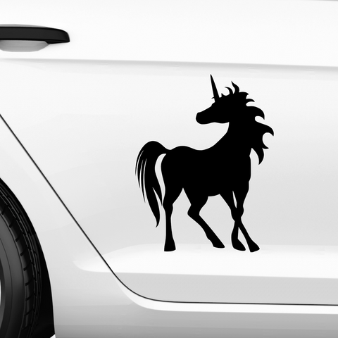 Einhorn Aufkleber Nr 26 - Beispielansicht