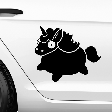 Einhorn Aufkleber Nr 4 - Beispielansicht
