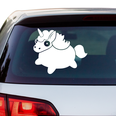 Einhorn Aufkleber Nr 4 - Beispielansicht