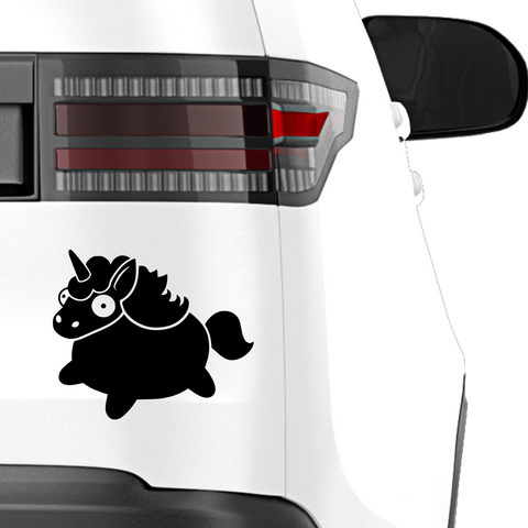 Einhorn Aufkleber Nr 4 - Beispielansicht