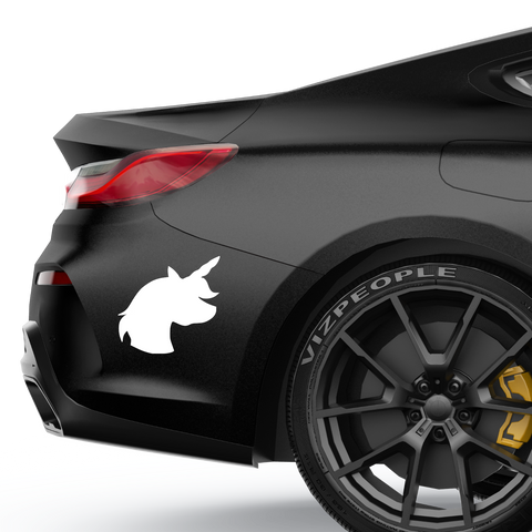 Einhorn Aufkleber Nr 5 - Beispielansicht