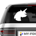 Einhorn Aufkleber Nr 5 - Beispielansicht