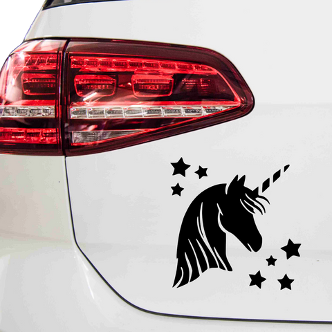 Einhorn Aufkleber Nr 6 - Beispielansicht