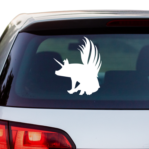 Einhorn Aufkleber Nr 8 - Beispielansicht