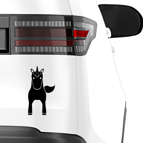 Einhorn Aufkleber Nr 9 - Beispielansicht